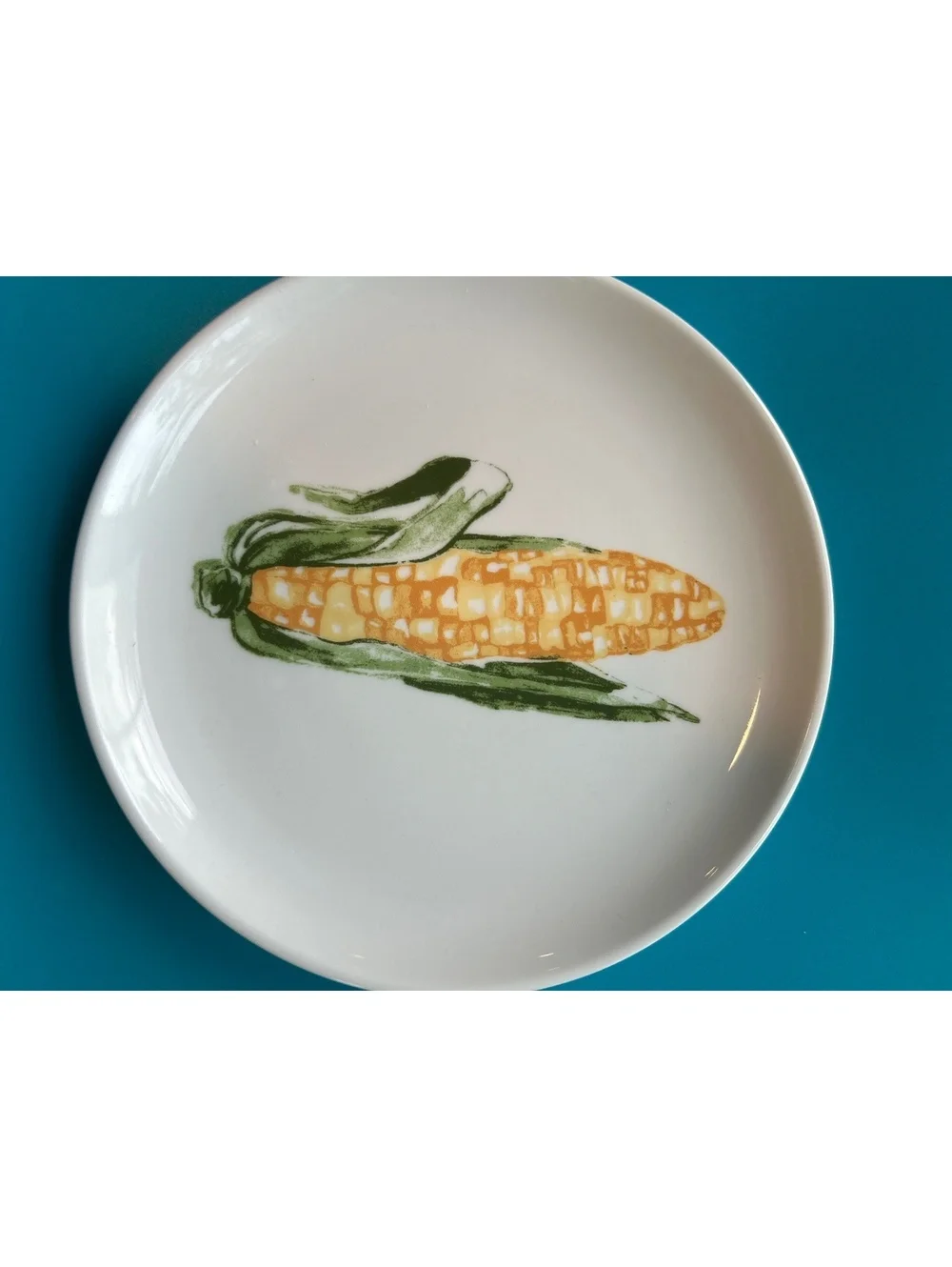Vintage Royal Worcester Fine Porcelain Corn Plate